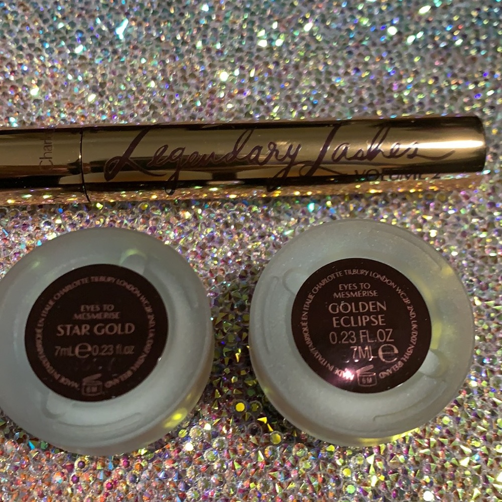 🌸 3pc CHARLOTTE TILBURY gorgeous glowing eye secrets FS mascara 2 creme shadows - Picture 6 of 6
